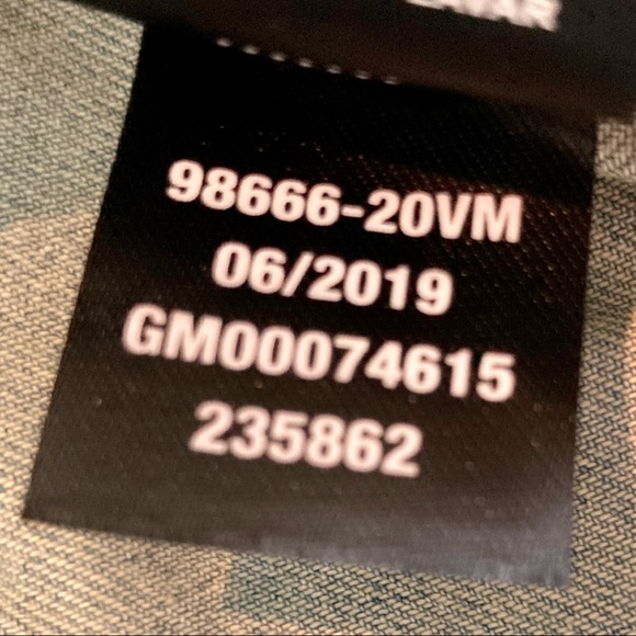 L Harley Davidson Garage Lightweight Denim Long Sleeve Button Up Shirt - Picture 10 of 12